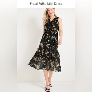 Black Floral Maurice’s Dress